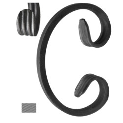 Céčko (110x70mm), 12x6mm, hladké, široké rozkutie Céčko (110x70mm), 12x6mm, hladké, široké rozkutie